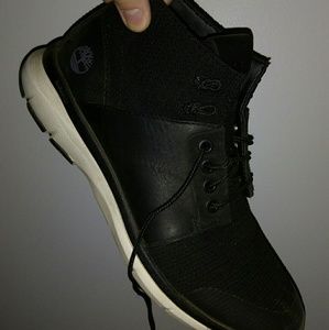 Black Timberland High Sneakerboots Size 9